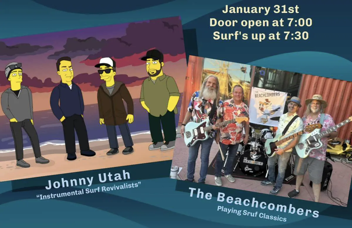 Surfing After Dark With Johnny Utah and the Beachcombers